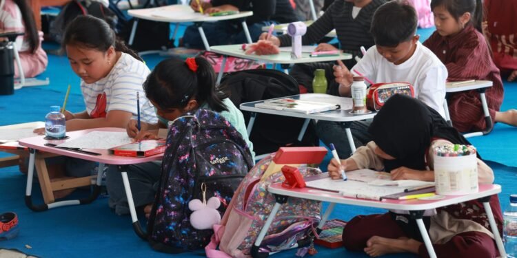 Lomba Mewarnai di Aksi Merah Putih HUT ke-81 RI di Tanah Bumbu Jadi Ruang Ekspresi dan Cinta Tanah Air