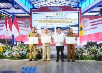 Bupati Kotabaru Lakukan Penandatanganan Adendum Nota Kesepakatan Bersama Proyek Strategis di Kal-Sel