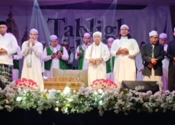 Ribuan Warga Hadiri “Gunung Tinggi Bershalawat”, Hasbi Rahman Hadirkan Pimpinan Ponpes Darussalam Martapura