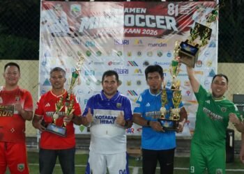 Turnamen Minisoccer HUT RI Ke-81 Antar Instansi di Kotabaru Pererat Kebersamaan