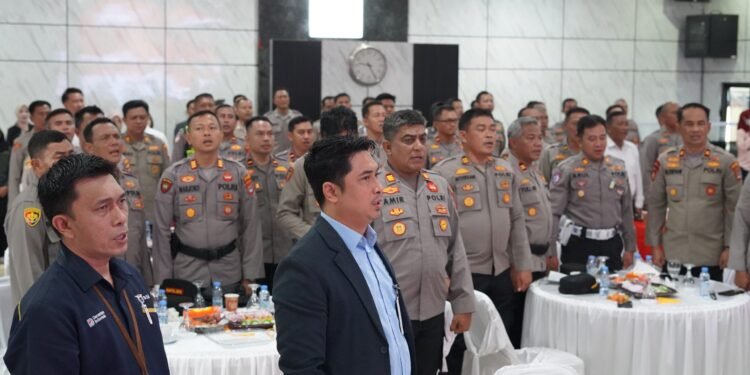 Polres Kotabaru Bersama ASABRI dan BSI Sosialisasi Tentang Pensiun dan Investasi Bagi Anggota