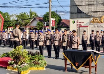 Rotasi Jabatan di Polres Kotabaru, Empat Perwira Pertama Resmi Berganti Posisi
