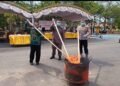 Kejari Tanah Bumbu Musnahkan Puluhan Ribu Barang Bukti Dari 125 Perkara yang Sudah Sah.