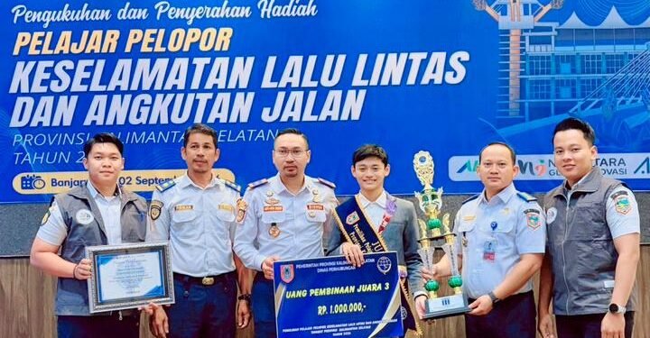 Pemkab Kotabaru Raih Juara III Pelajar Pelopor Keselamatan LLAJ Tingkat Provinsi Kal-Sel