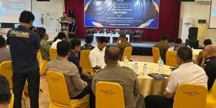Rakor TIMPORA Kotabaru Dorong Pengawasan Orang Asing Lintas Sektor