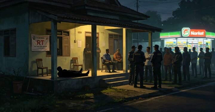 Saat Ingin Mendamaikan Persoalan Rumah Tangga,  Ketua RT Di Tanah Bumbu Tewas Di Bacok.