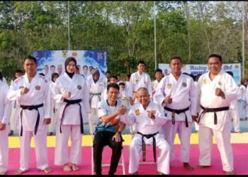 Ratusan Kohai BKC Tanah Bumbu Ikuti Ujian Kenaikan Tingkat Tahun 2026, Andi Asdar Wijaya Berikan Motivasi
