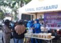 Lanal Kotabaru Gelar Bazar Murah, Penuhi Kebutuhan Pokok Warga
