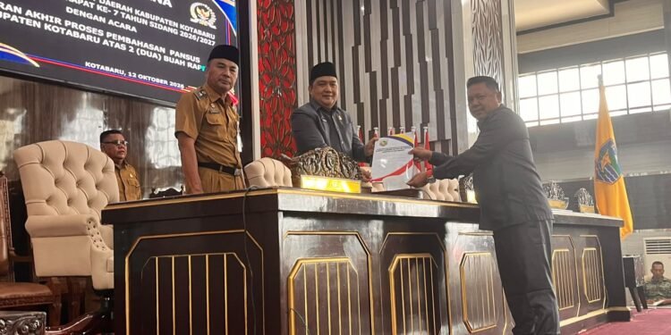Dua Raperda Strategis Kotabaru Disetujui, Fokus pada Kesehatan dan Tata Kelola BUMD