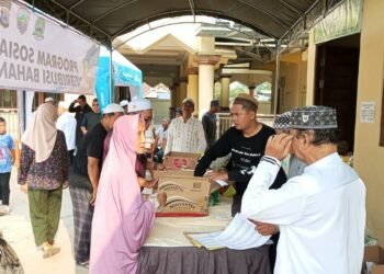 Masjid Jami Baitul Abror Gelar Program Bahan Pokok Murah Dari Jama’ah Untuk Jama’ah