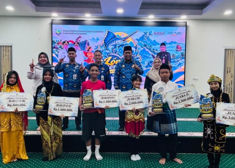 Reva Ramadhani Juara I Lomba Bercerita Dispersip Kotabaru 2026