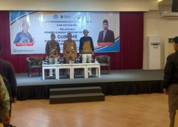 Diknasbud Kotabaru Lakukan Pembelajaran Dengan Metode Gurame 