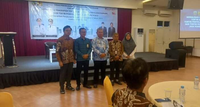 Dinas PUPR Kotabaru Sosialisasikan Tingkatkan Kapasitas Kelembagaan Jasa Konstruksi
