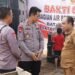 Brimob Yon B Pelopor Salurkan Air Bersih Gratis ke Warga Desa Sarigadung.