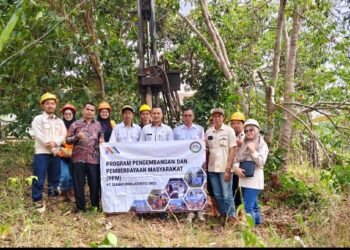PT. SILO Sebuku Berikan Bantuan Sumur Bor untuk kantor kecamatan Pulau Sebuku Dan Puskesmas Sungai Bali