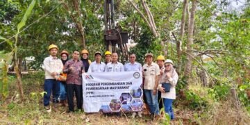 PT. SILO Sebuku Berikan Bantuan Sumur Bor untuk kantor kecamatan Pulau Sebuku Dan Puskesmas Sungai Bali